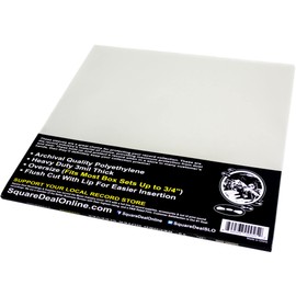 (100) Oversize Plastic Outersleeves for 12" Vinyl Records - High Clarity Plastic - Fits Most Box Sets up to 3/4" Thick! #12SE03OS