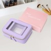 Pinkmik Clear Makeup Bag Waterproof Travel Case for Cosmetics and