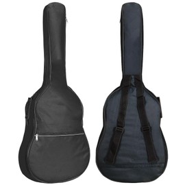 moosiker Acoustic Guitar Gig Bag Water-resistent Case (Black, 41inch)