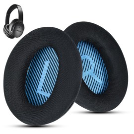 Komfortabler Stoff: Wzsipod Ohrpolster für Bose QuietComfort 25/2 Kopfhörer, kompatibel mit QC35, QC35ii, QC45, QC15 und mehr, exklusive Ersatzteile, S1
