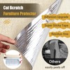 Cat Scratch Couch Furniture Protector, 90" x 16" Trimmable Anti-Scratch
