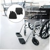 Ipetboom 1 Pair Wheelchair Footrest Heavy Duty Footplates for Elderly
