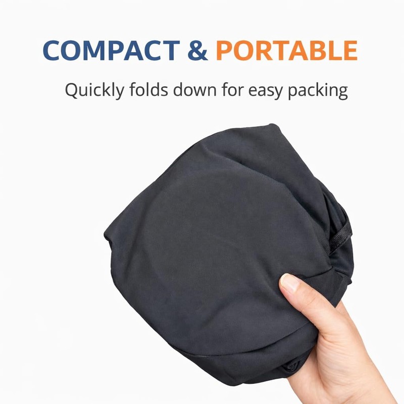Collapsible Laundry Basket with 3 Sections – Foldable Laundry Hamper