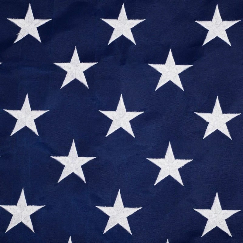 3'x5' ft American Flag Sewn Stripes Embroidered Stars Brass Grommets