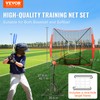 VEVOR 7x7 ft Baseball Softball Practice Net, Portable Baseball Training
