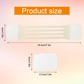 8pcs Neck Tapes, Premium Lifting and Tightening Invisible Neck Tape Strips Sticker Instant Firming Face Skin for Double Chin & Women Lifting Saggy Wrinkle Skin