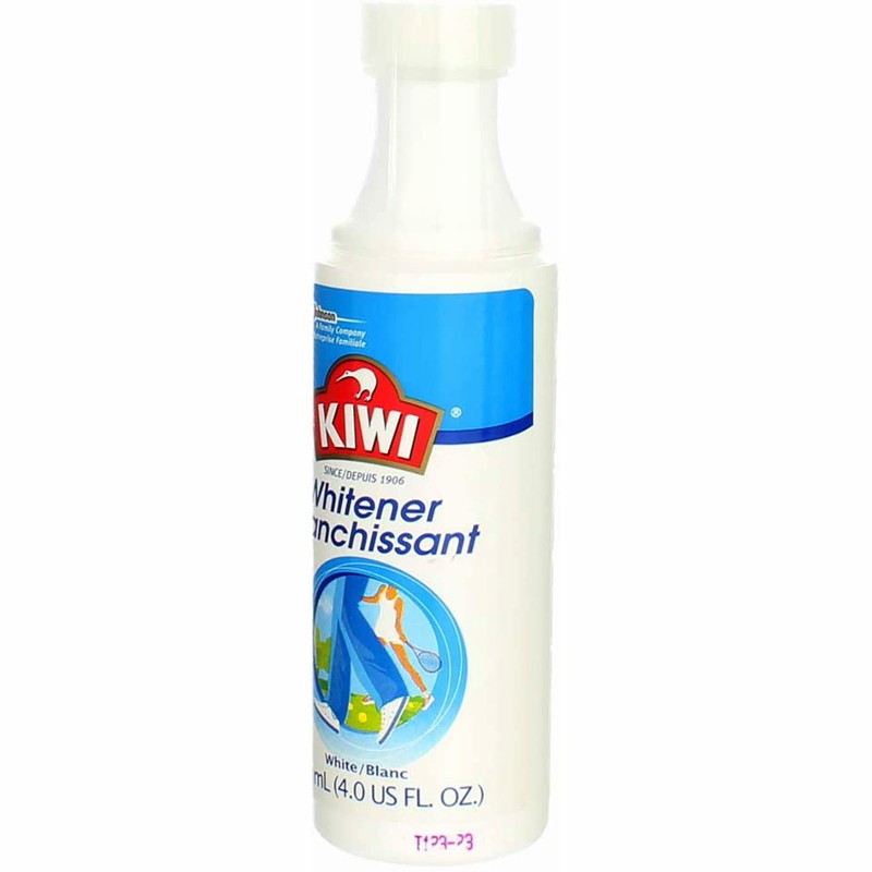 KIWI Shoe Whitener, White, 4.0 oz (1 Bottle with Sponge