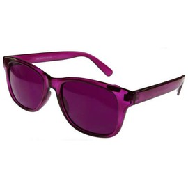 BioWaves Colored Lens Color Therapy Glasses - Classic Style (Magenta)