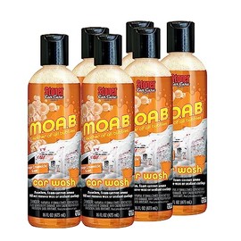 Stoner Car Care 91605-6PK 16-Ounce Mother Of All Bubbles M.O.A.B. High Foaming Car Wash For Foam Cannons, Foam Guns, or Bucket Washes, Safe on Car Wax and Sealant Coatings, Creamsicle Scent, Pack of 6