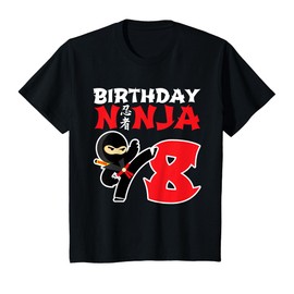 Birthday Ninja - 8 Year Old Ninja Party - Birthday Ninja 8 T-Shirt