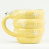 10 Strawberry Street Bees & Daisies Mug, Set of 4
