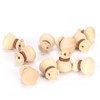 10Pcs Boxwood Carving Accessories Lucky Bag Boxwood Pendant DIY HandMade