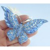 Sindary BZ4538 - Broche de mariposa (9,5 cm, vidrio austriaco)