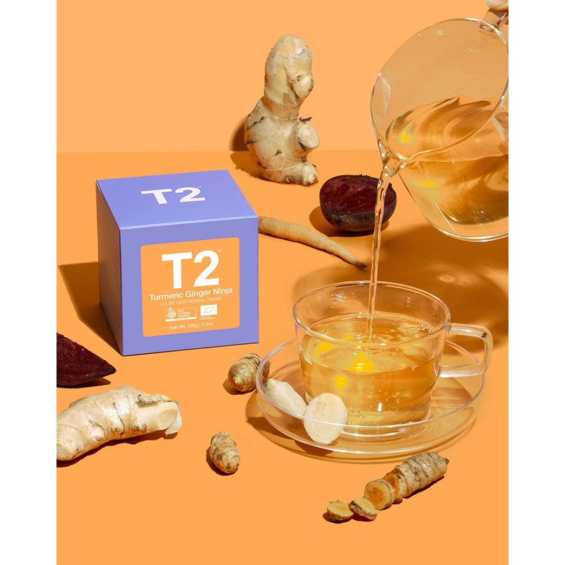 T2 Tea Organic Turmeric Ginger Ninja, Turmeric and Ginger Tea