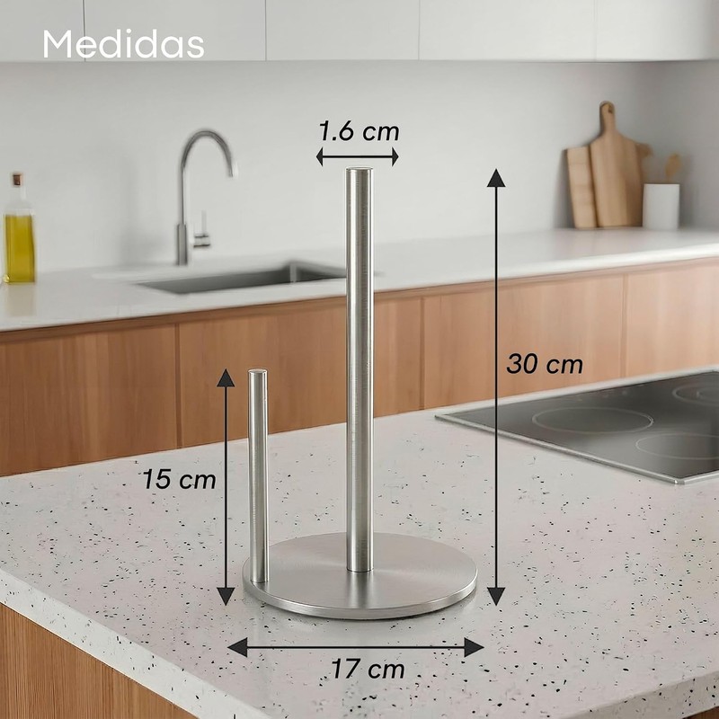 U Chef Soporte para Toallas de Papel de Acero Inoxidable