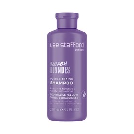 Lee Stafford Bleach Blondes Purple Toning Shampoo | A Weekly Toning Purple Shampoo for Blonde Hair Cleansing
