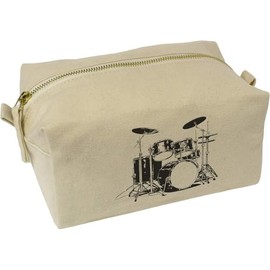 'Drum Set' Canvas Wash Bag/Makeup Case (CS00035272)