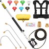 24FT Aluminum Telescoping Pressure Washer Wand with Power Washer Extension