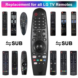 ANKIMI Universal Remote Control Replacement for LG Magic Smart TV Remote Control LCD LED 3D HDTV Smart TVs (NO Voice Function No Pointer Function)