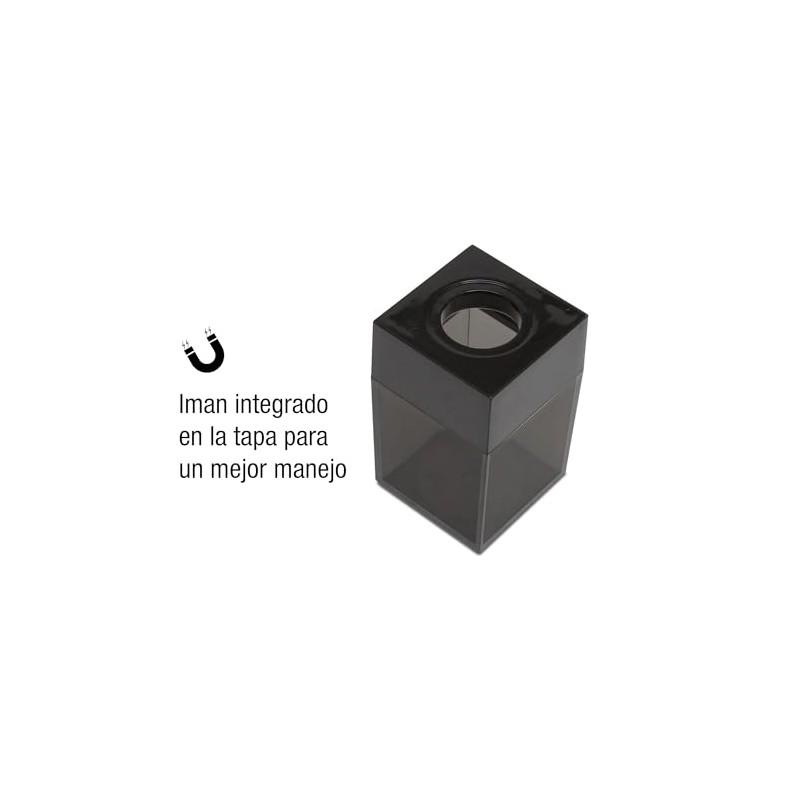 ACCO Portaclips Magnético Color Humo, Capacidad 100 Clips. P2000
