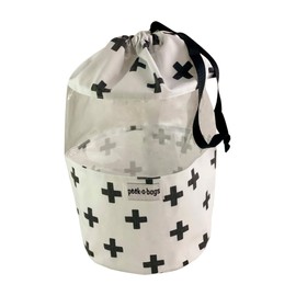 Toy Storage Bag for Organization & Storage for Kid's with Unique Colorful Drawstring Toy Bag. PEEK-A-BAGS, Gift Bag, Baby Shower, Baby Toys, Legos, Blocks, Books, Diaper Bag and Stroller.