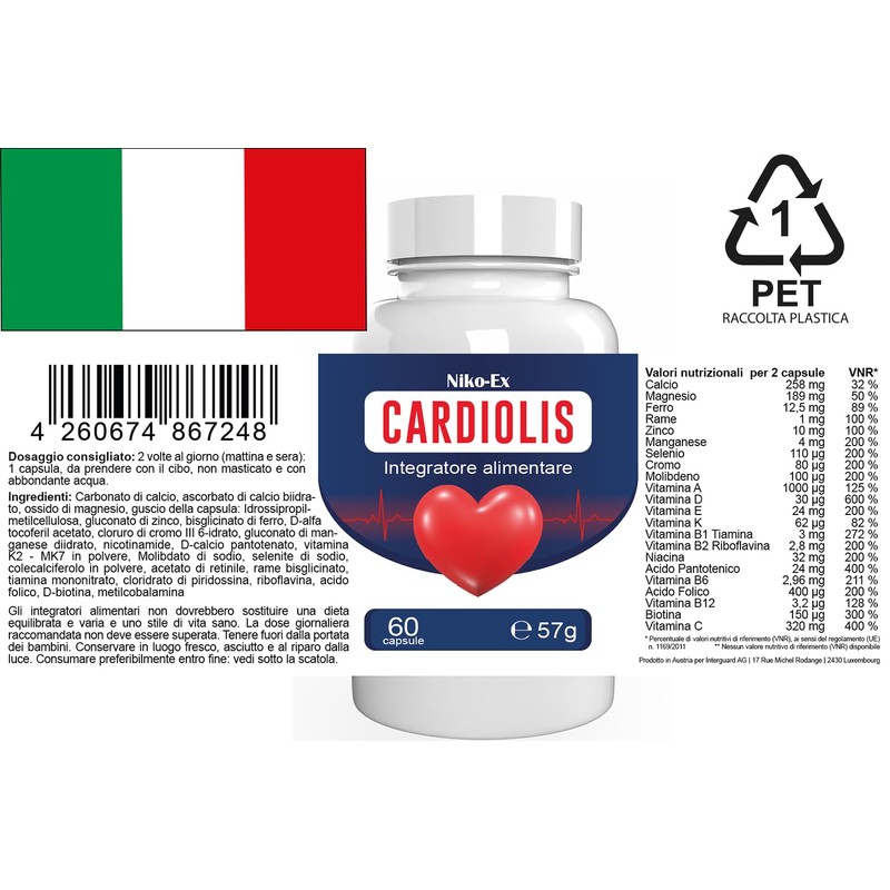 Cardiolis Forte - 60 Kapseln