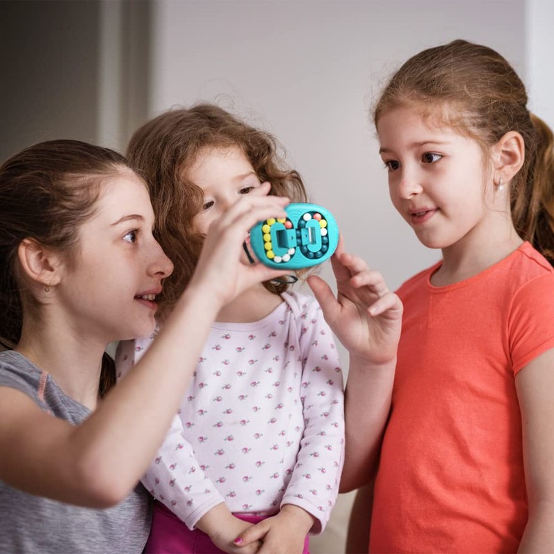 EACHHAHA Magic Bean Rotating Finger Cube, Fidget Toys, Skill Game