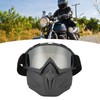 Motorcycle Face Mask Goggles Dust Wind UV Proof Riding Glasses