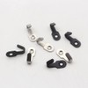UtySty 10 Pack Screws Mount Wall Hook Cabinet Mounted Mini
