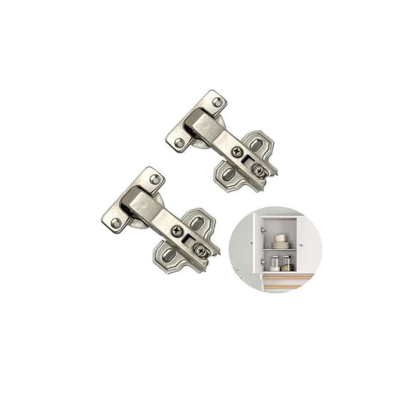 2 pcs 90 Degree Cabinet Door Hinges 180 Degree Soft