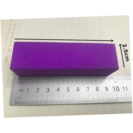 Baluue 10pcs Sponge Nail Buffer Blocks Versatile Nail Sanding File for Manicure and Pedicure Random Colors for Fingernails and Toenails Care