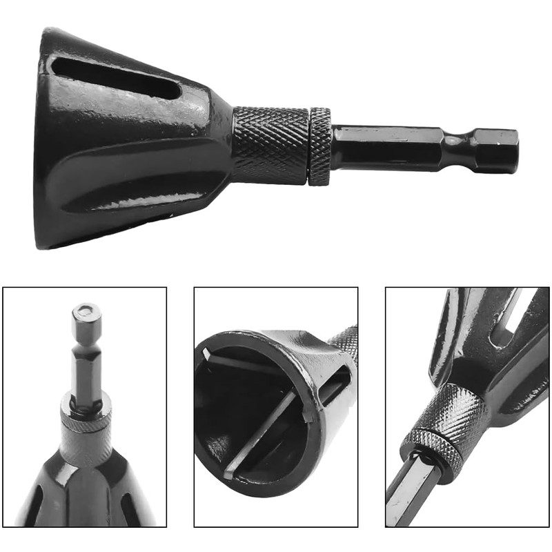 Kigauru Deburring External Chamfer Tool Tungsten Carbide Blade 1/4 Inch