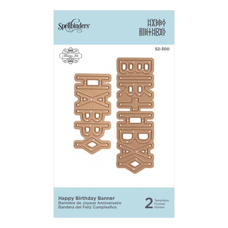Happy Birthday Banner Dies