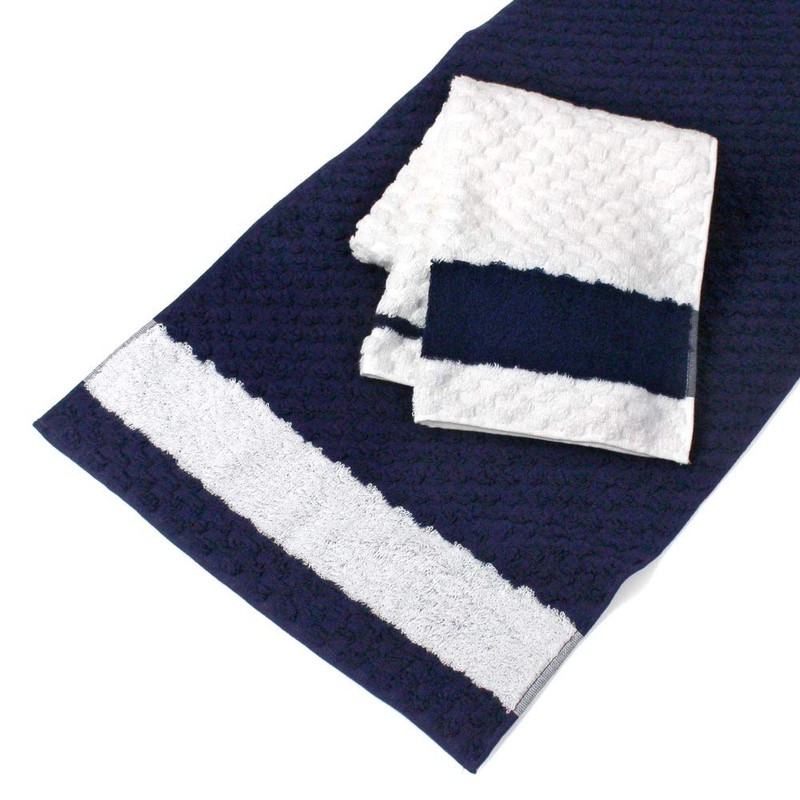 Iori Imabari Towel Face Towel N/W2020 (Navy) Fluffy, Hotel Specifications