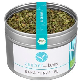 Zauber des Tees Nana Mint, Organic Quality Nana Mint Tea, Moroccan Mint, Dried and Natural, 30 g