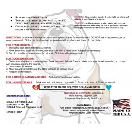 Unbranded Bella and Friends Premium Stain Remover & Odor Eliminator 2 oz Traveler