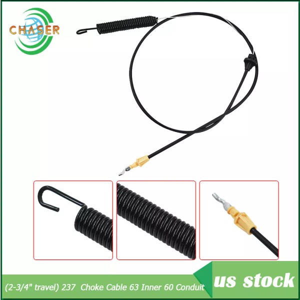 labworkmoto 237 Rotary Universal Push Pull Choke Cable 63" Inner