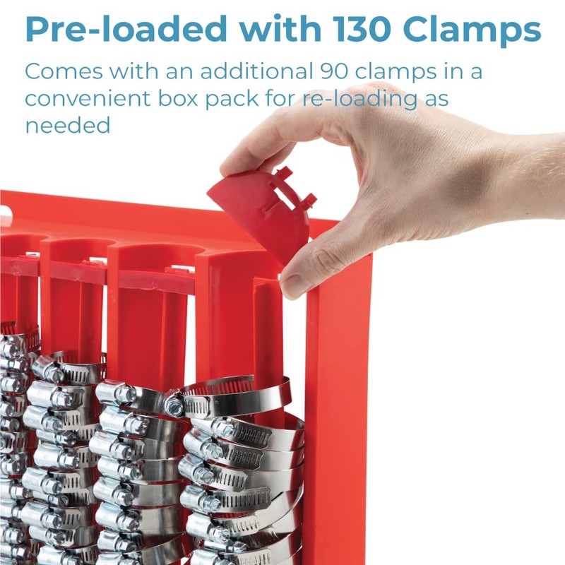 Koehler Enterprises KEDIS220 220 Piece Hose Clamp Set in Mountable