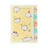Sunstar Bungu S2172909 Zundo Cat Clear File, 5 Pockets, Flyer