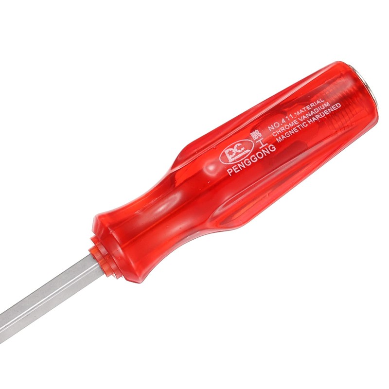 sourcing map 6mm Demolition Driver Magnetic Slotted Screwdriver with 8