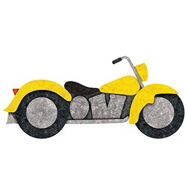 My Wonderful Walls Motorcycle Wall Sticker Decal for Kids Transportation Room (Right-Facing)