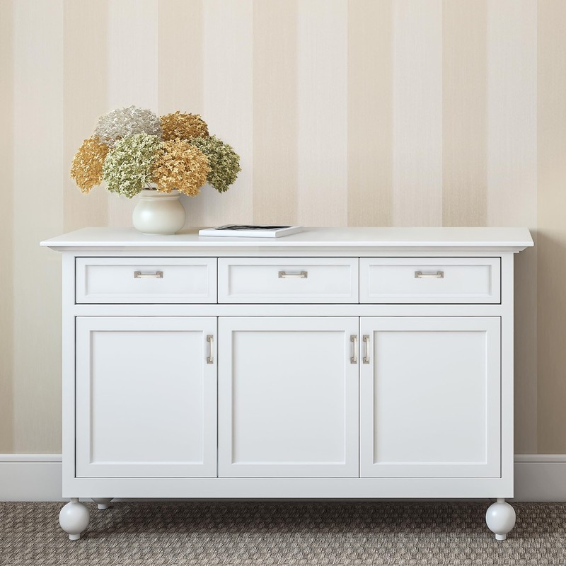 Ravinte 30 Pack Solid 3" Square Foot Cabinet Arch Pull