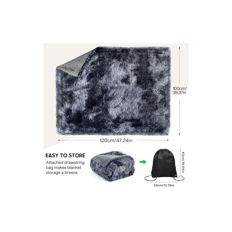 Spardar Cobija para Perro, 100×120 cm Manta Impermeable para Perros