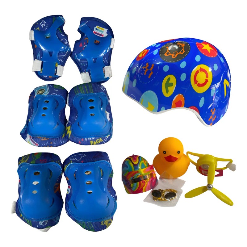 Kit Casco Infantil + Patito De Goma