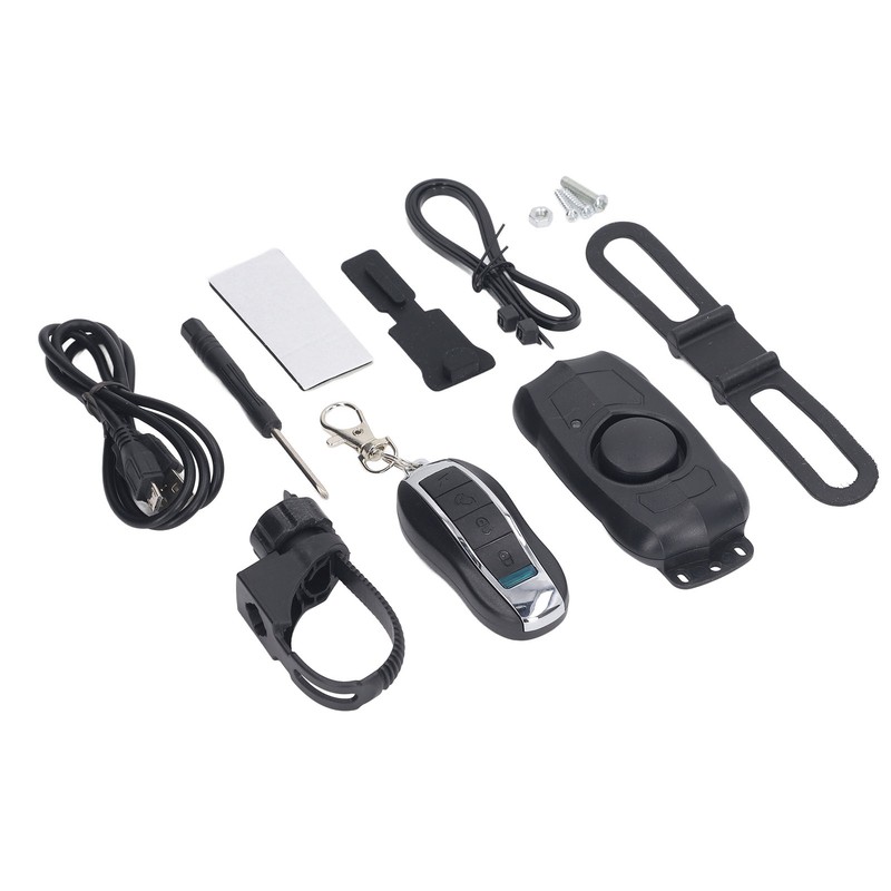 Electric Vehicle Alarm USB Charging Bike Wireless Remote Control Vibration
