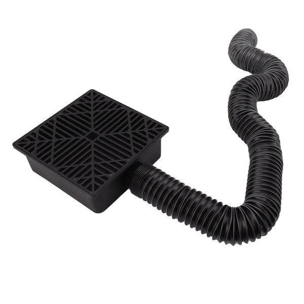 Rain Gutter Downspout Extensions, Flexible No Dig Low Profile Catch