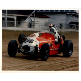 Unbranded 1965 Hoosier Jim Hurtubise Johnny Rutherford Racing Photo 8X10 Print