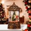 Kurt Adler 8.66-inch Battery Operated Lighted LED Santa & Carousel