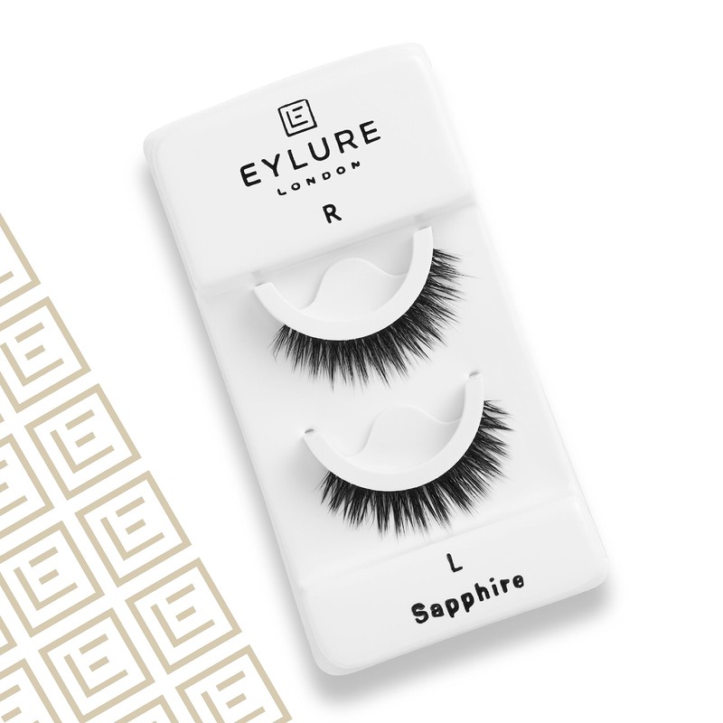 Eylure Pre-Glued False Lashes, Luxe Faux Mink Sapphire