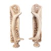 BestGiftEver Door Handles with Cast Iron Deer Antler Rustic Design